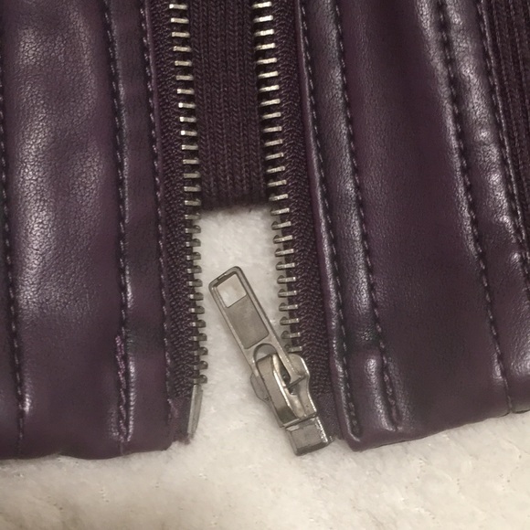 Spring bomber jacket. Seductions. Size US L. Purple. Used, very good condition. - Picture 2 of 10